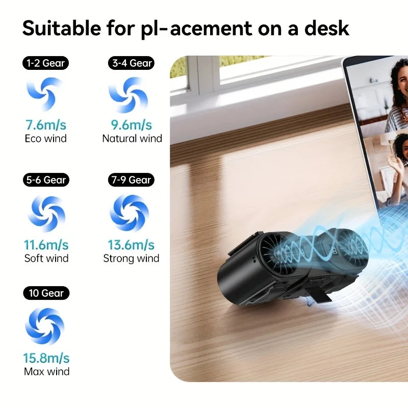 Wearable Cooling Fan for Outdoors